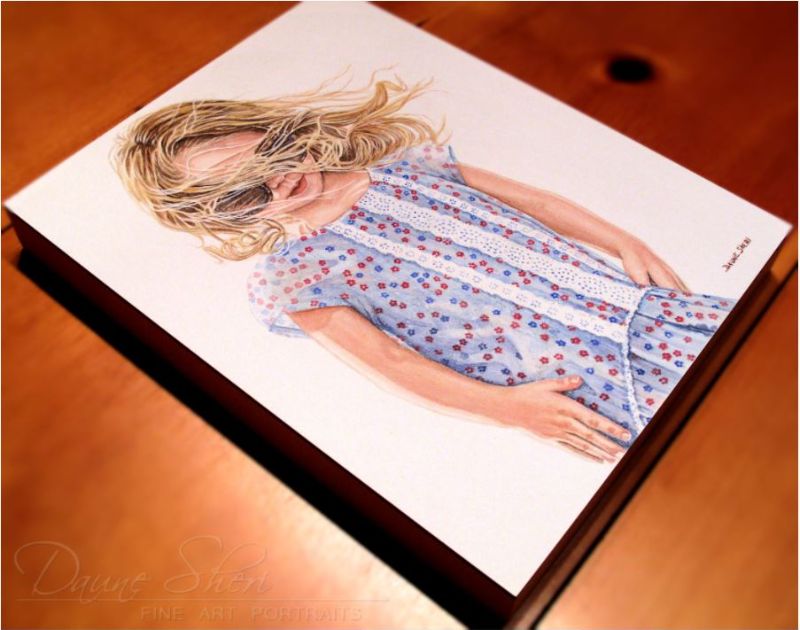 Daune Sheri Watercolor Portrait Arist